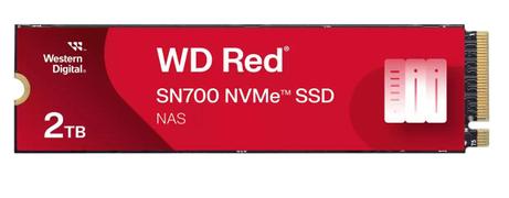 WD Red SN700 2TB SSD PCIe 3.0 x4 (NVMe), perfekt for NAS-caching,  5 års garanti (WDS200T1R0C)