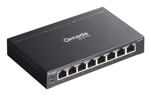 TP-LINK | ES208GP | Omada Easy Managed Switch | 8x Port | 1Gbit/s | 64W PoE (ES208GP)