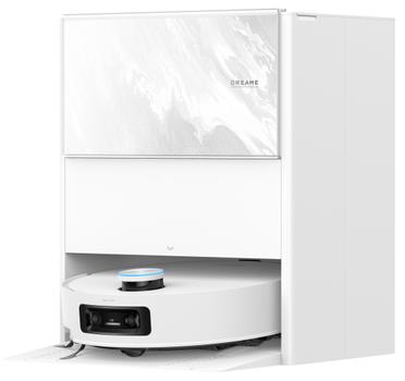 Dreame Aqua10 Ultra Track Complete Robotstøvsuger (hvit) 25.000Pa, TrackSync,  AstroVision,  DuoBrush (RLR81CE-1 WHITE)