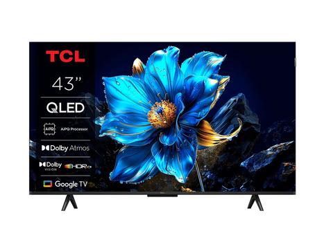TCL Televizor TCL QLED 43T69C, 108 cm, Smart Google TV, 4K Ultra HD, (Model 2025) (43T69C)