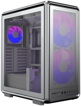 Cooler Master Masterframe 500 Mesh Mid Tower (silver) Mini-ITX, Mini-DTX, Micro-ATX,  ATX, E-ATX*, SSI-CEB* ​(*Villkorat stöd), härdat glas (MF500M-SHNN-S01)