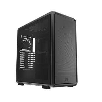 Cooler Master Masterframe 600 Mesh Mid Tower (svart) Mini-ITX, Mini-DTX, Micro-ATX,  ATX, E-ATX*, SSI-CEB* ​(*Villkorat stöd), härdat glas (MF600M-KGNN-S01)
