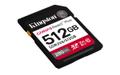 KINGSTON 512GB SDXC CANVAS REACT PLUS U3 UHS-II 280R/150W V60 FULL HD/4K CARD (SDR2V6/512GB)