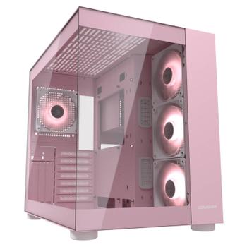 COUGAR Gehäuse Midi-Tower,  FV150 ARGB, Pink (CGR-5KA1P-RGB)