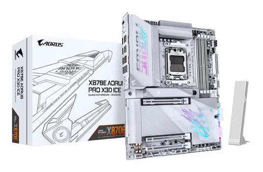 GIGABYTE X870E Aorus Pro X3D Ice  (X870E A PRO X ICE)