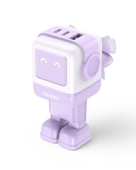 UGREEN Uno RG 65W 3-Port GaN Fast Charger EU purpe (35291)