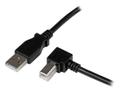 STARTECH 2M RIGHT ANGLE USB PRINTER CABLE - USB 2.0 A TO B CABLE CABL