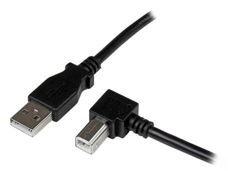 STARTECH 3M RIGHT ANGLE USB PRINTER CABLE - USB 2.0 A TO B CABLE CABL (USBAB3MR)