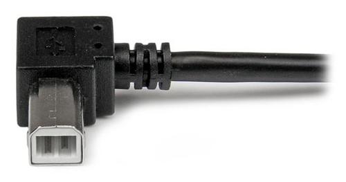 STARTECH 3M RIGHT ANGLE USB PRINTER CABLE - USB 2.0 A TO B CABLE CABL (USBAB3MR)