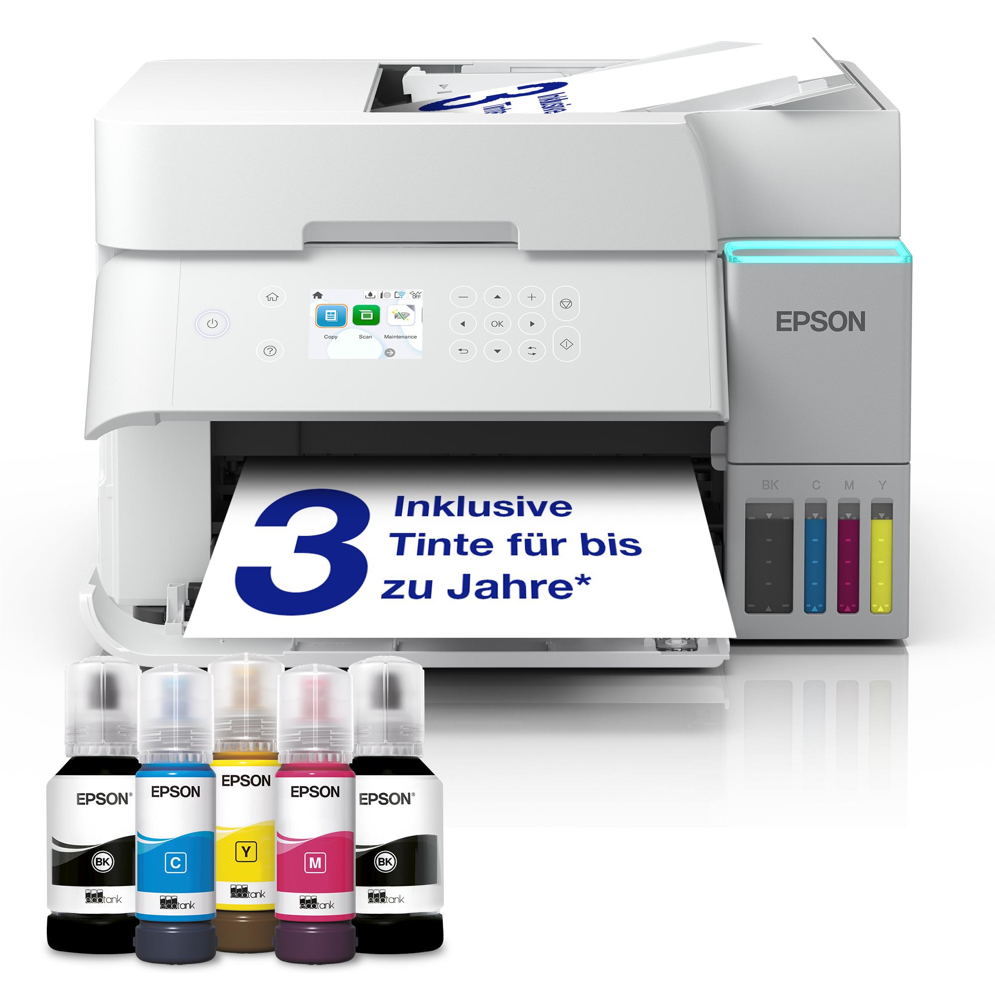 EcoTank ET-3956 multifunksjonsskriver C11CL43411 (hvit)