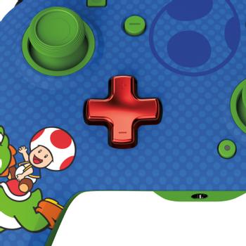 PDP REMATCH  Yoshi & Toad Gamepad Nintendo Switch, Nintendo Switch OLED Blå (500-134-YOSHI)