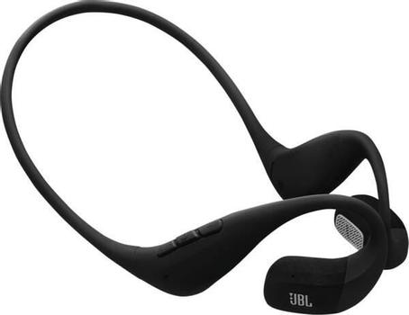 JBL Endurance Pace Trådløse Hodetelefoner,  On-Ear (sort/ grå) nakkebøyle med memory wire, IP68 vann- og støvtett, OpenSound-teknologi (JBLENDUPACEBLKG)