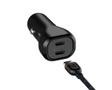 UNISYNK Dual USB-C Car Charger Kit 50W
