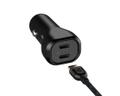 UNISYNK Dual USB-C Car Charger Kit 50W