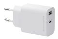DBRAMANTE1928 EU Wall Charger USB-C 30W+USB-A 18W WHT