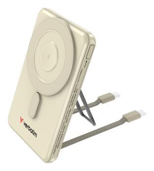 VERBATIM Charge 'n' Go 2C Power Bank Magnetic Wireless 5000mAh Gold (32253)