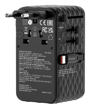 VERBATIM Charge 'n' Travel 70W 2C  (30186)
