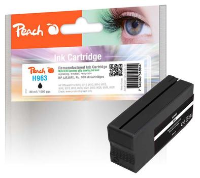 PEACH Patrone HP Nr.963 3JA26AE black OEM reset ink level remanufactured (PI300-1021)