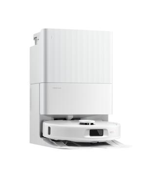 Roborock QR 798  Robotstøvsuger (hvit) 10,000Pa, Dual Spinning Mop, Presis LiDAR-navigasjon,  Automatisk tømmestasjon. (QVRRS02-00)