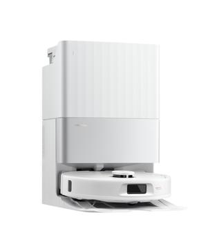 Roborock Qrevo 5AE robotstøvsuger - hvit automatisk tømmestasjon (QRSP02-00)