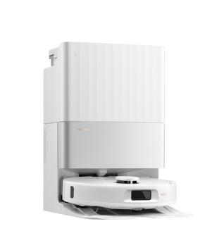 Roborock Qrevo 5AE robotstøvsuger - hvit automatisk tømmestasjon (QRSP02-00)