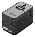 VERBATIM Charge ’n’ Travel 170W Universal Travel Adapter Black