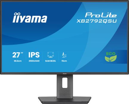 IIYAMA 27" Business QHD IPS Green  (XB2792QSU-B1)