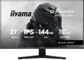 IIYAMA 27" IPS Gaming, G-Master Black Hawk, FreeSync, 2560x1440@144Hz, 300cd/m˛, HDMI, DisplayPort, 1ms (MPRT), Adaptive Sync, Speakers, USB 2x 2.0, Black Tuner