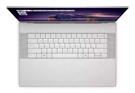 DELL 16 Premium DA16250 Intel Core Ultra 9 285H Laptop 41,4 cm (16.3") Touchscreen 4K Ultra HD 32 GB LPDDR5x-SDRAM 1 TB SSD NVIDIA GeForce RTX 5070 Wi-Fi 7 (802.11be) Windows 11 Pro Deutsch Platin (8N5N4)