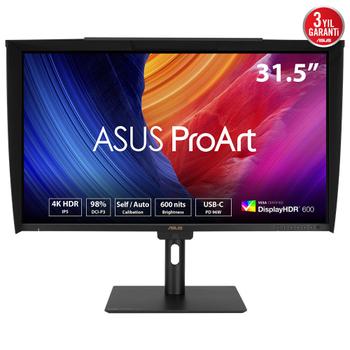 ASUS ProArt Display PA32UCE 31.5inch IPS WLED UHD 16:9 60Hz 600cd/m2 5ms 2xHDMI 2xDP USB Hub: 2xUSB 3.2 G1 Type-A USB 3.2 G1 Type-C (90LM03H0-B02K70)