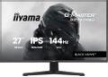 IIYAMA 27" IPS Gaming, G-Master Black Hawk, FreeSync, 1920x1080@144Hz, 300cd/m˛, HDMI, DisplayPort, 1ms (MPRT), Adaptive Sync, Speakers, USB 2x 2.0, Black Tuner