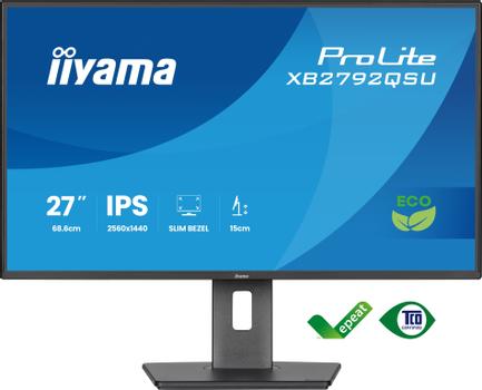IIYAMA 27" Business QHD IPS Green  (XB2792QSU-B1)