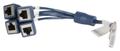 Hewlett Packard Enterprise HPE FlexNetwork X260 Mini D-28 to 4-RJ45 0.3m Router Cable