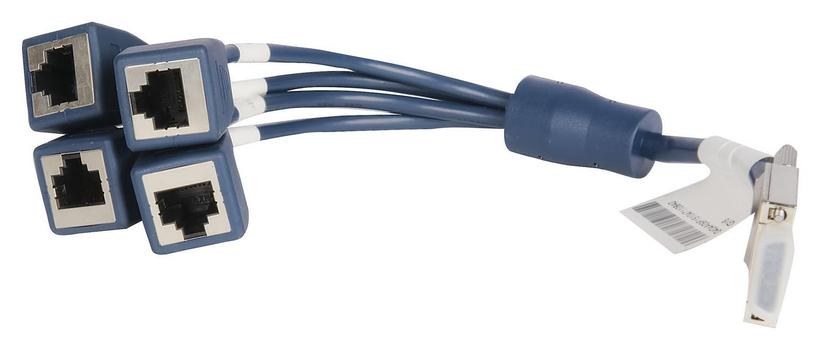 Hewlett Packard Enterprise X260 Mini D-28 to 4-RJ45 0.3m Router Cable (JG263A)