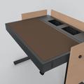 HECKLER DESIGN 4U Lectern Deskpad - Espresso