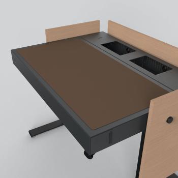 HECKLER DESIGN 4U Lectern Deskpad - Espresso (H922-4009)