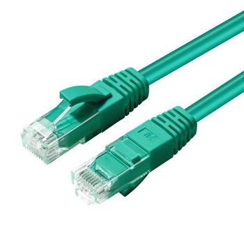 MICROCONNECT U/UTP CAT6 0.2M Green LSZH (UTP6002G)