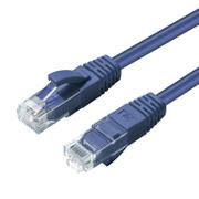 MICROCONNECT U/UTP CAT6 0.3M Blue LSZH