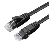 MicroConnect Nettverkskabel - RJ-45 (hann) til RJ-45 (hann) - 30 cm - UTP - CAT 6 - halogenfri, flertrådet - svart