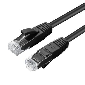 MICROCONNECT U/UTP CAT6 0.3M Black LSZH (UTP6003S)