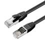 MICROCONNECT S/FTP CAT6 3m Black LSZH