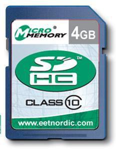 CoreParts 4GB SDHC Card Class 10 (MMSDHC10/4GB)