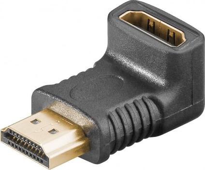 MICROCONNECT HDMI 19 Angled Adaptor F-M 4K  (HDM19F19MA2)