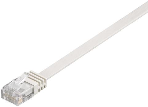 MICROCONNECT U/UTP CAT6 0.25M White Flat (V-UTP60025W-FLAT)