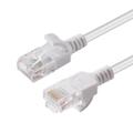 MICROCONNECT U/UTP CAT6 0.15M White Slim