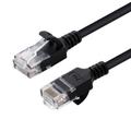 MICROCONNECT U/UTP CAT6 0.15M Black Slim
