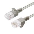 MICROCONNECT U/UTP CAT6 0.15M Grey Slim