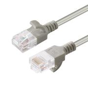 MICROCONNECT U/UTP CAT6 0.25M Grey Slim