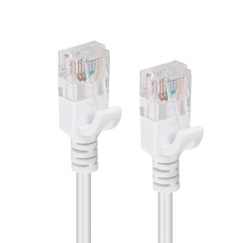 MICROCONNECT U/UTP CAT6 0.15M White Slim (V-UTP60015W-SLIM)