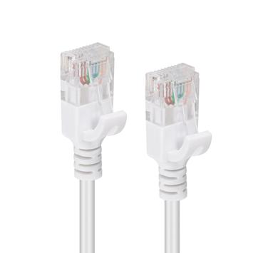 MicroConnect nettverkskabel - 10 m - hvit (V-UTP610W-SLIM)
